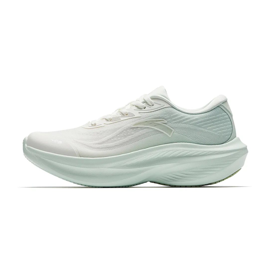 Anta Leaf 7.0 Low top Training Physical Fitness Test Physical Exam Running Shoes Women's White Green