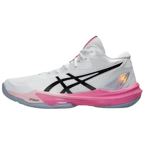 ASICS SKY ELITE FF MT 3 comfortable fit volleyball shoes for men and women, white and black