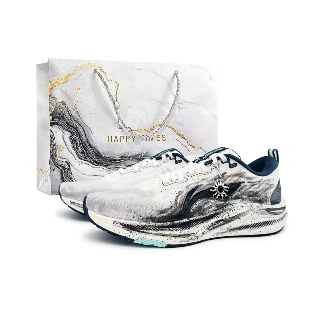 Li Ning Cushioning Slip Resistant Low top Physical Fitness Test, Physical Exam, And Training Running Shoes Men's