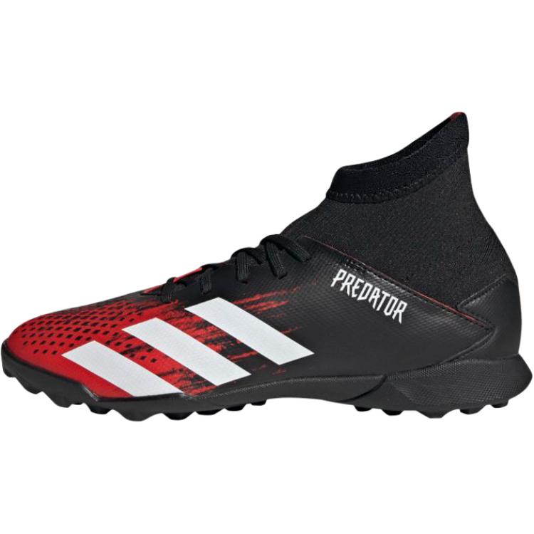 Детские бутсы adidas Predator 20.3 (черно-красные)