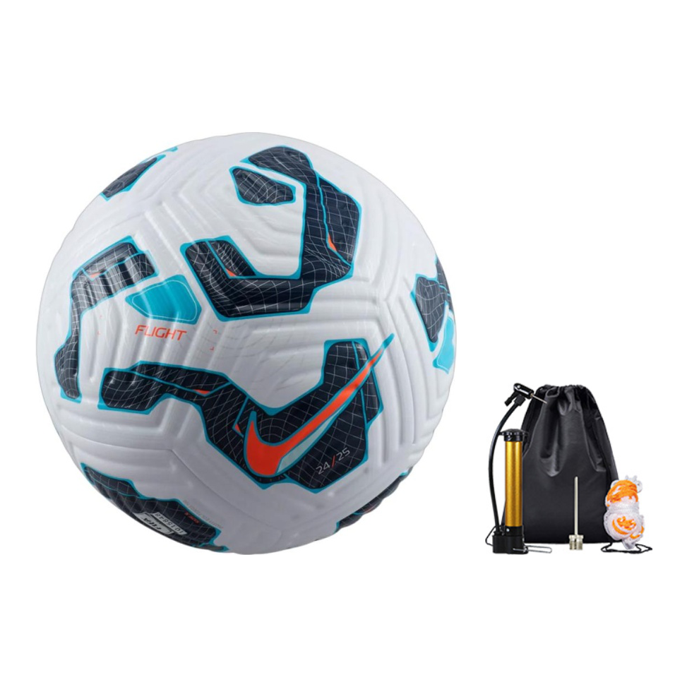 Nike Size 5 Soccer Ball Pu Unisex White Blue