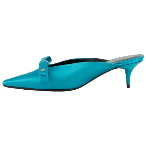 Balenciaga Closed Toe Slippers 6.5cm Women's Blue