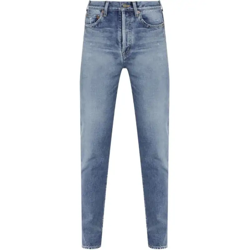 SAINT LAURENT Button Detailed Skinny Jeans
