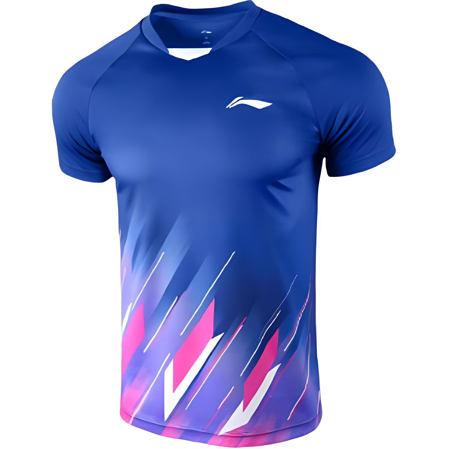 Li Ning Badminton Jersey Men’s Dark Royal Blue