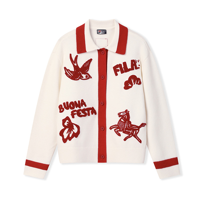 Женский кардиган Fila CNY (розовый)