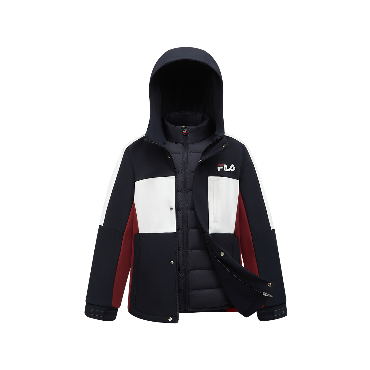 Детский пуховик Fila (синий)