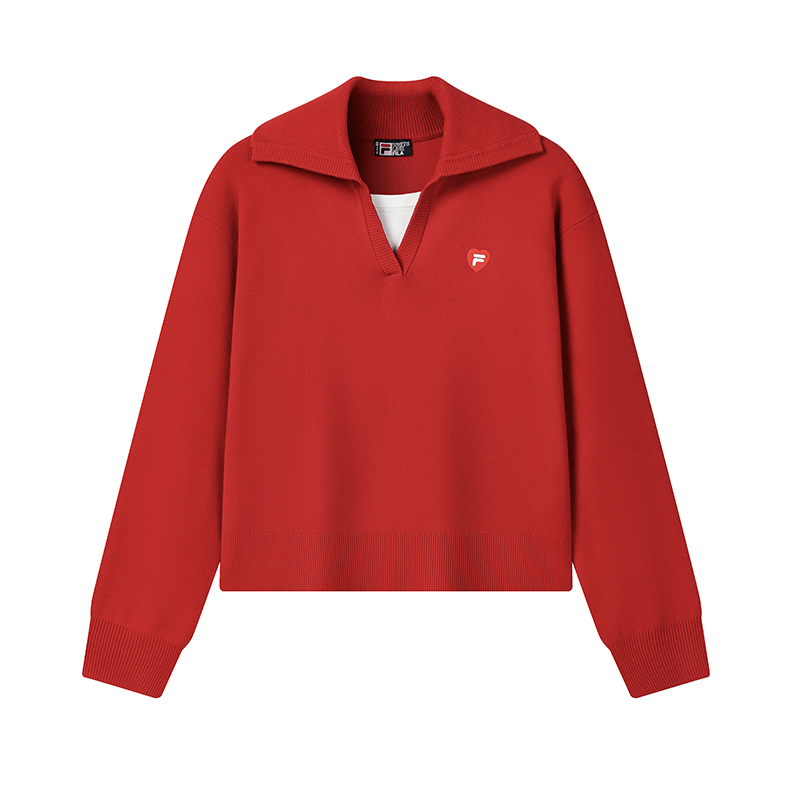 Женский свитер Fila (красный)