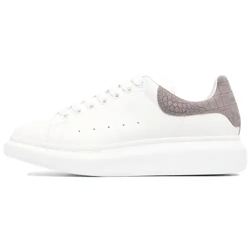 Alexander McQueen Oversized Lead Croc Suede
