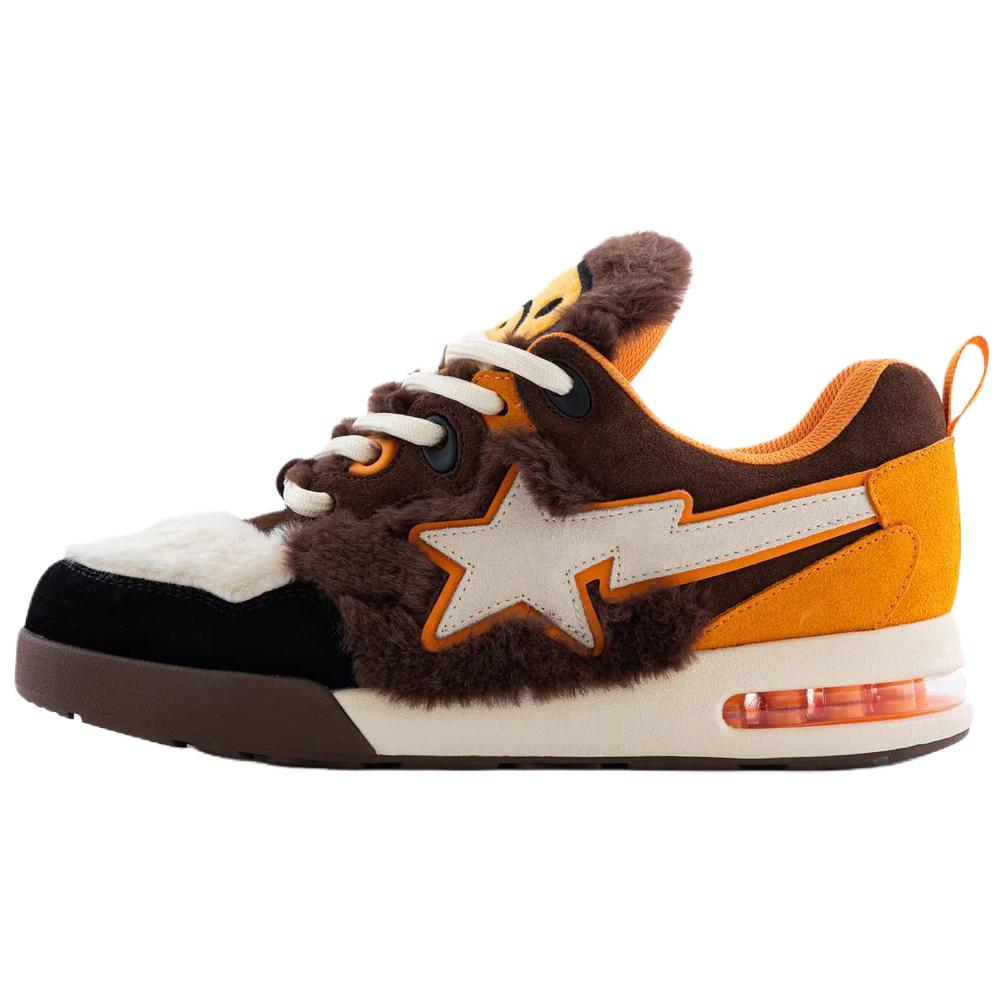 Мужские кеды A BATHING APE A BATHING APE Flip STA (черно-коричневые)