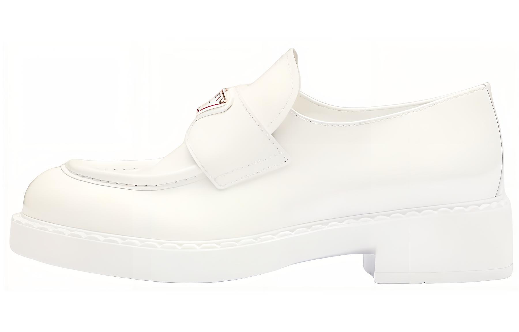 PRADA Chocolate Patent Leather Loafers