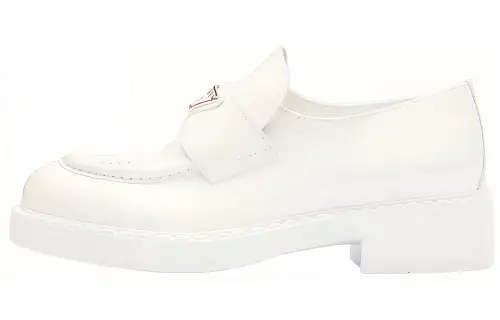 PRADA Chocolate Patent Leather Loafers
