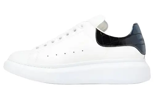 Alexander McQueen Oversized Sneakers 'White Snake Black' Women's
