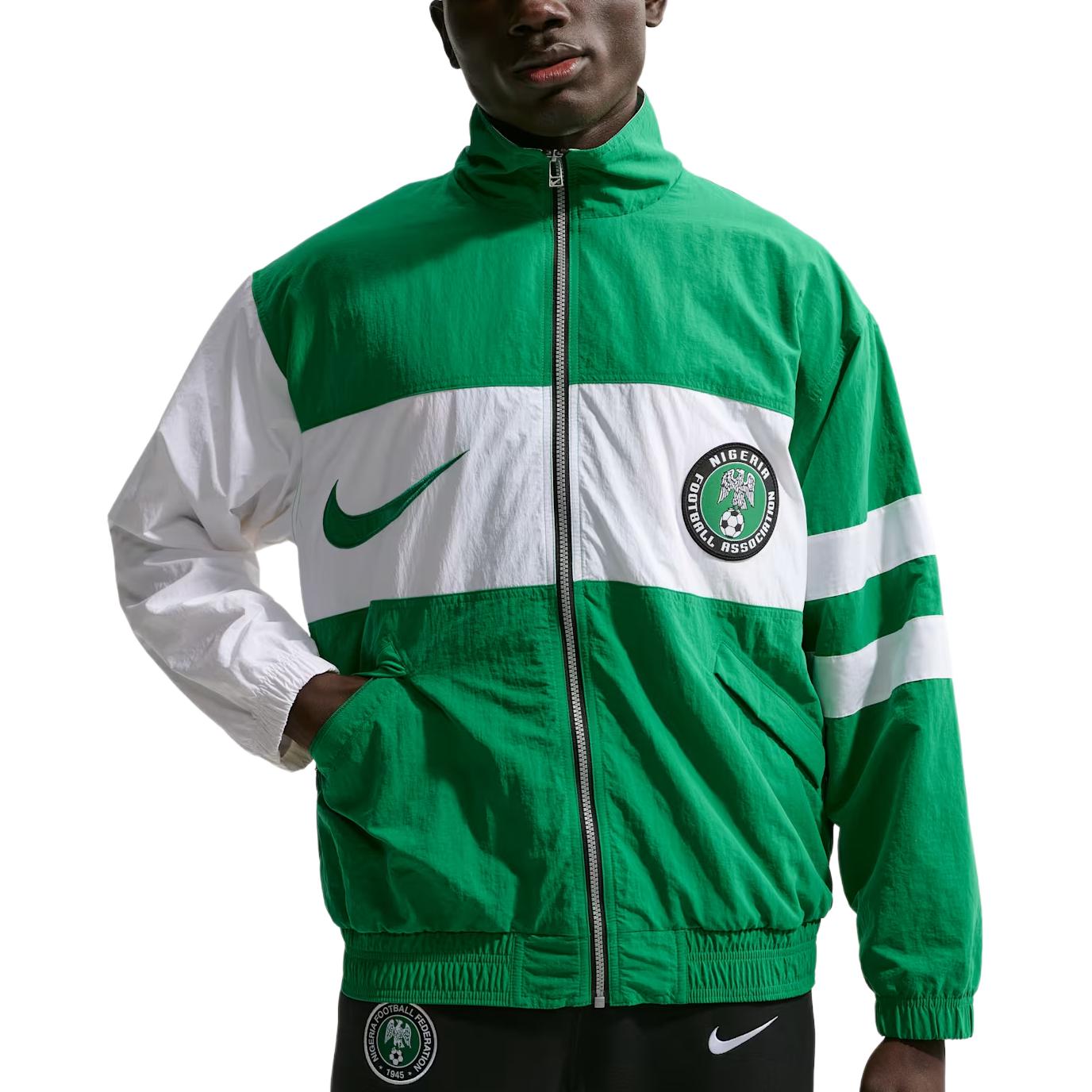 Мужская куртка Nike FW25 Football Replica Tracksuit 1996 (зеленая)