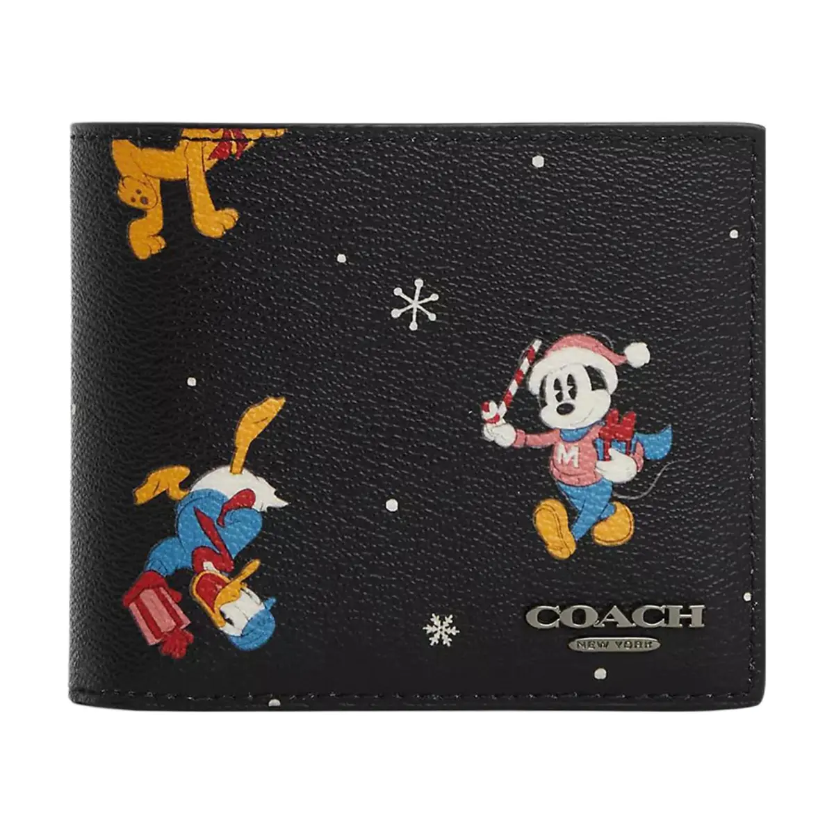 COACH Disney, Collaboration 3 IN 1 Wallet Coated Canvas Wallet Women's Bronze & Black & Multicolor