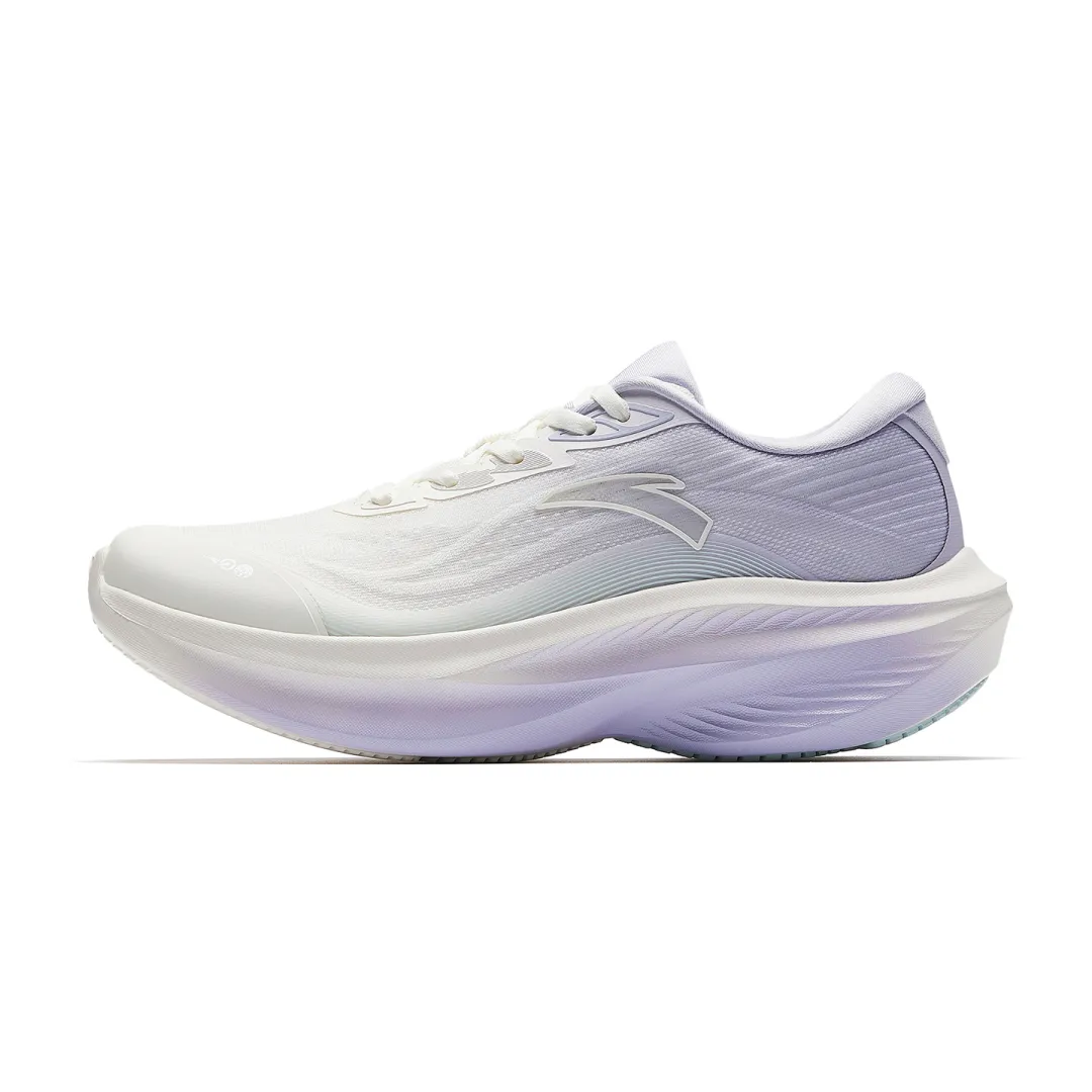 Anta Leaf 7.0 Low top Training Physical Fitness Test Physical Exam Running Shoes Women's White Purple