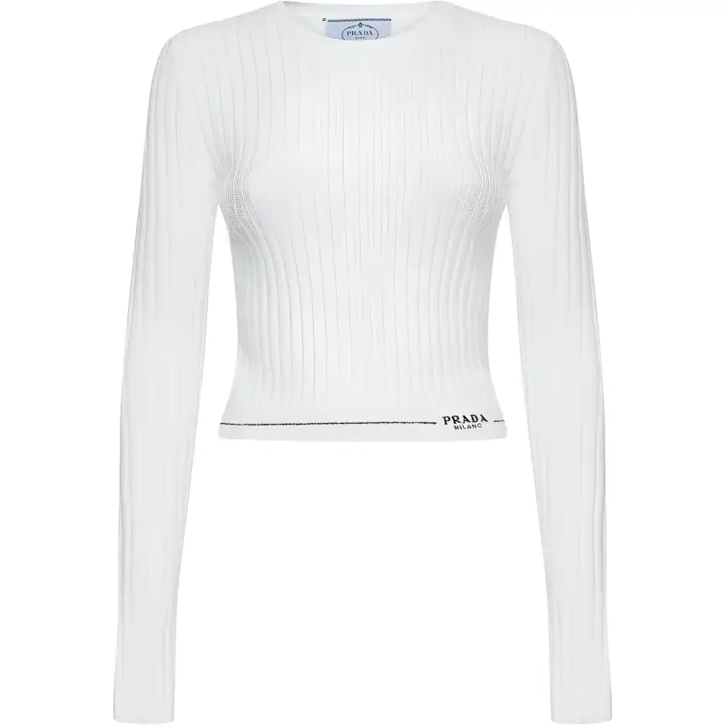 PRADA SS22 Sweater Women's White
