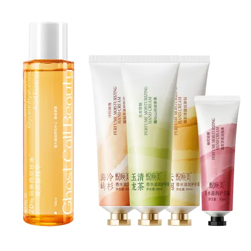 Body cream, oil cream, nutritious perfume, hand cream, medical elastic anti-age brightening soothing fragrant set, skin tone brightening, against cracks
