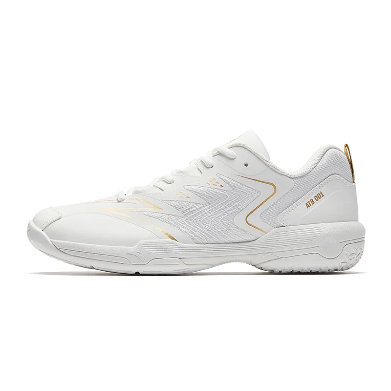 Anta Moment Shadow 001 Textile, Synthetic Leather Cushioning Slip Resistant Abrasion Resistant Support Badminton Shoes