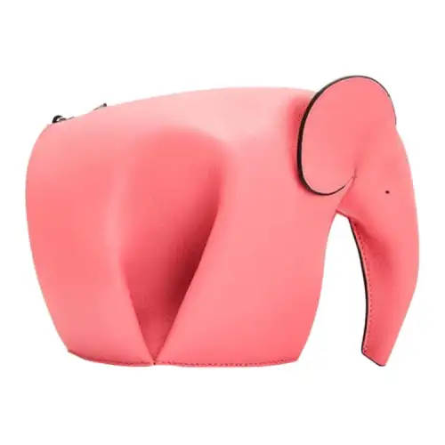 LOEWE Cow Leather Handbag, Shoulder Bag Mini Women's Light Pink Candy Color