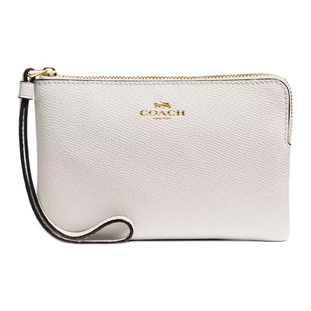 Женская сумка COACH Corner Zip 16 (белая) — фото 1