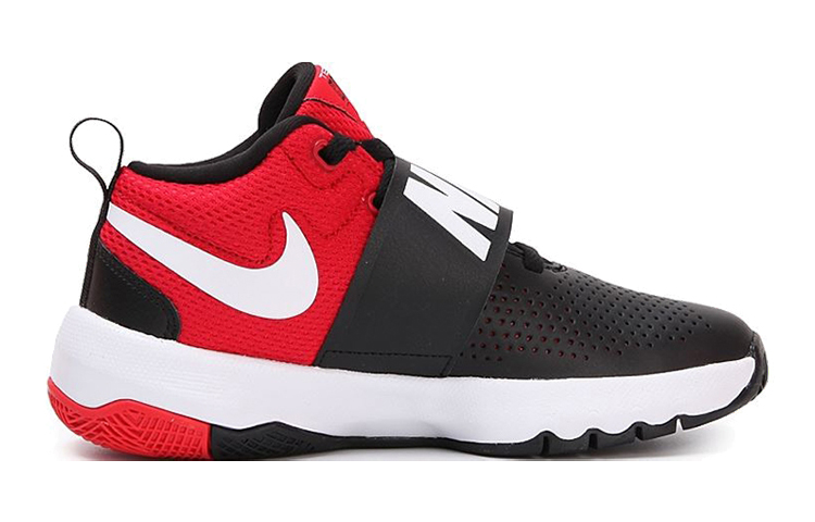 Кроссовки Nike Team Hustle D 8 (черно-красный) — Чёрный / красный — фото 2