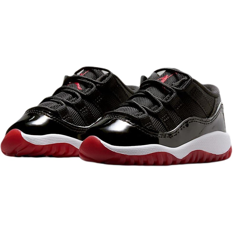 Детские кроссовки Jordan Air Jordan 11 Retro Low Bred (черные) — фото 4