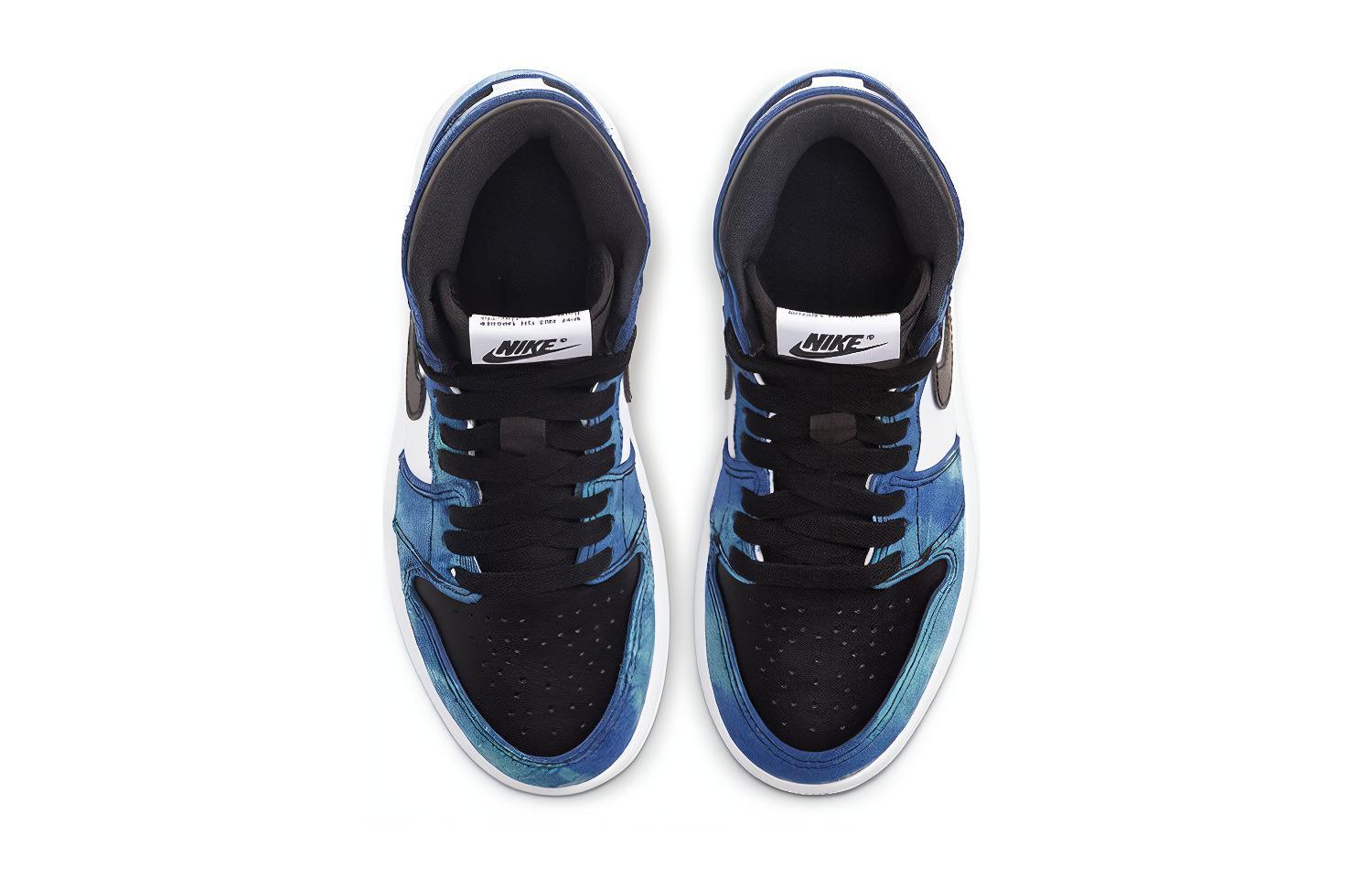 Детские кроссовки Jordan Air Jordan 1 High OG "Tie-Dye" (синий) — фото 6