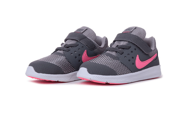 Кроссовки Nike Downshifter 7 (серо-розовые) — фото 4