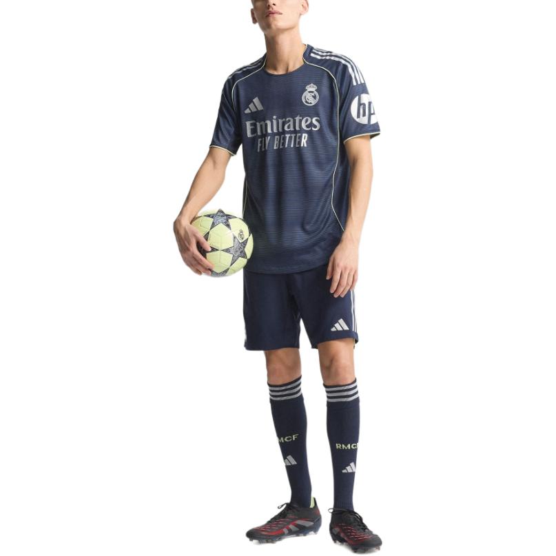 Adidas Free Shipping with adiClub Real Madrid 25/26 Away Authentic Jersey