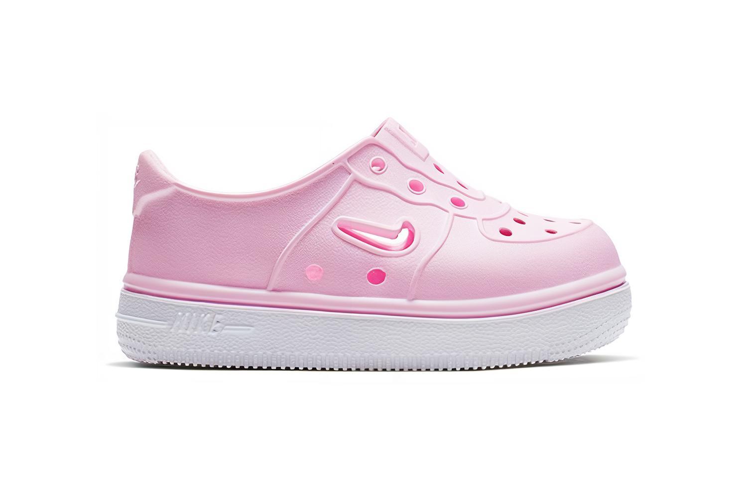 Кроссовки Nike Air Force 1 (розовые) — фото 4