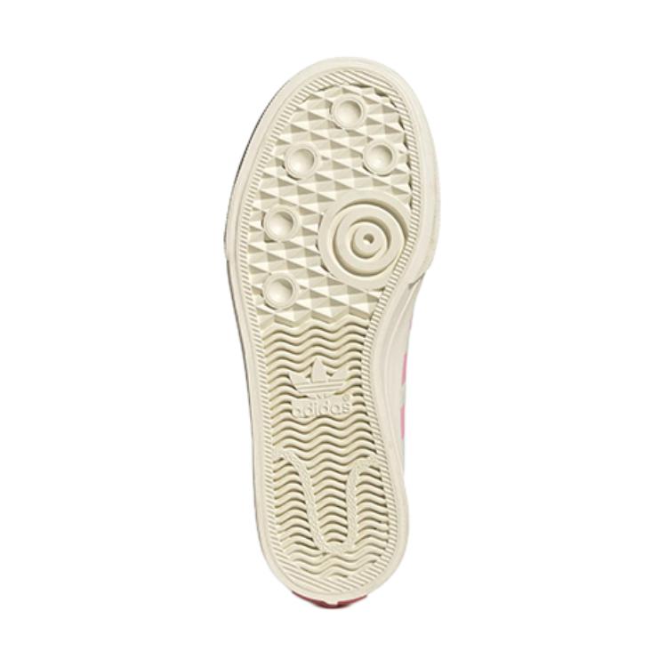Детские кеды adidas originals Nizza (белый / черный) — Белый / чёрный — фото 7
