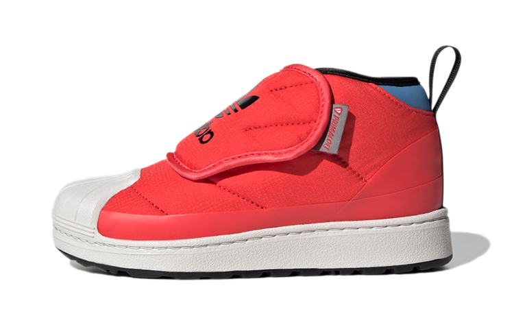 Детские ботинки adidas originals SUPERSTAR 360 (арбузно-красные)