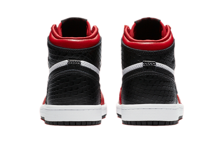 Детские кроссовки Jordan Air Jordan 1 Retro High OG Satin Red (красные) — 缎红 — фото 7