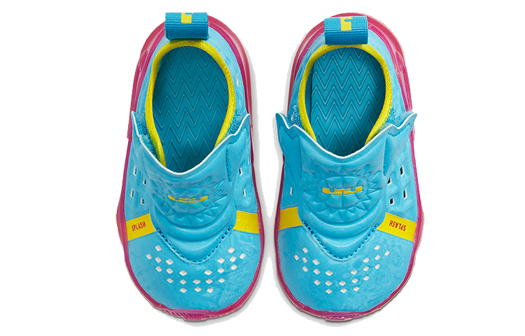 Детские кроссовки Nike Lebron 17 Dunked (сине-розовый) — Синийрозовый — фото 6
