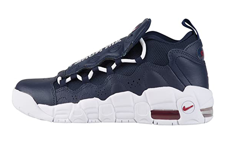 Кроссовки Nike NikeAir More Money Obsidian GS (сине-белые) — Синий / белый — фото 1