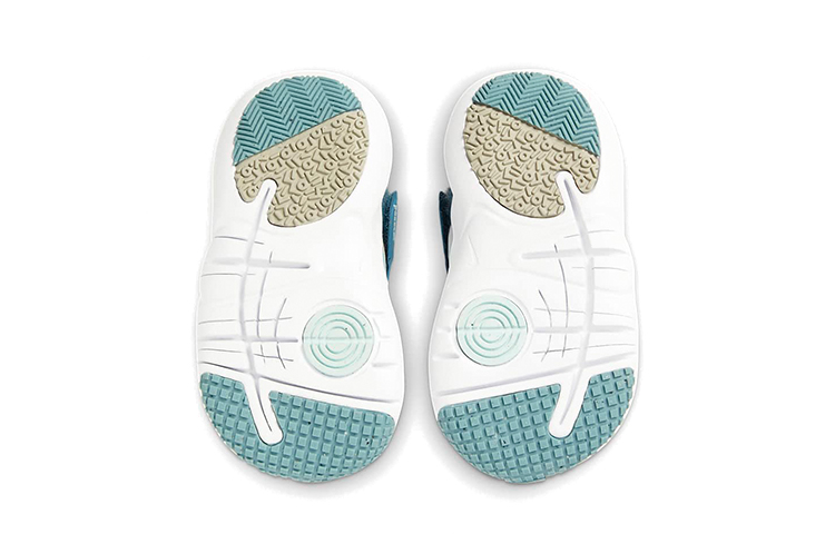 Детские кроссовки Nike Flex Advance (бело-синие) — фото 7