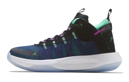 Jordan Jumpman 2020 Mid top Basketball Shoes Black Blue White Unisex