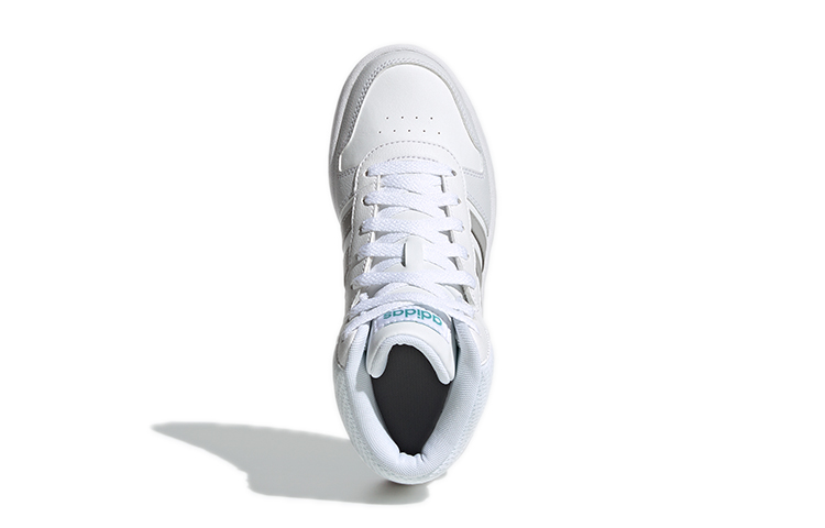 Детские кроссовки adidas neo Hoops 2.0 K (белый / серый) — фото 6