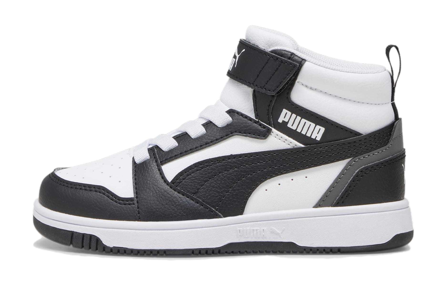 Детские кеды PUMA REBOUND (черно-белые)
