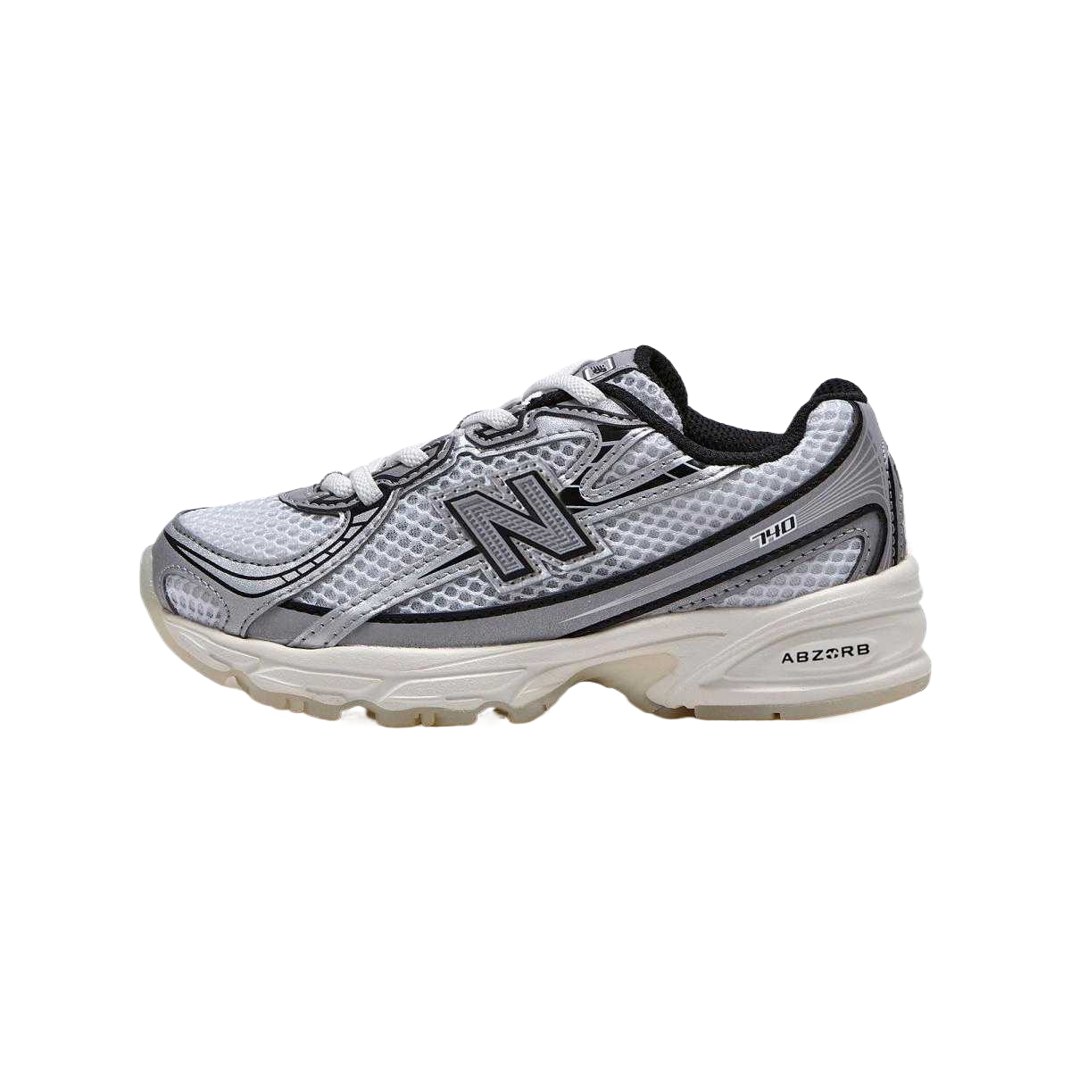 Детские кроссовки New Balance 740 (серебристые)