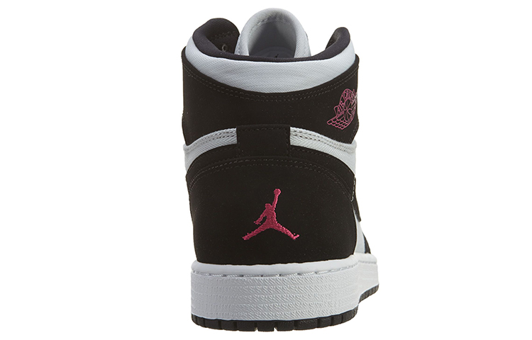 Кроссовки Jordan JordanAir Jordan 1 GS (черный / серый / розовый) — Чёрный / серый / розовый — фото 6