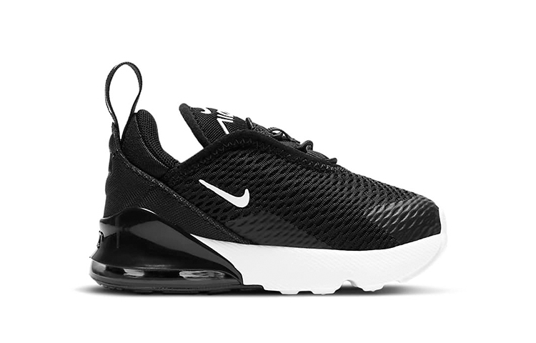 Детские кроссовки Nike Air Max 270 (черно-белые) — фото 3
