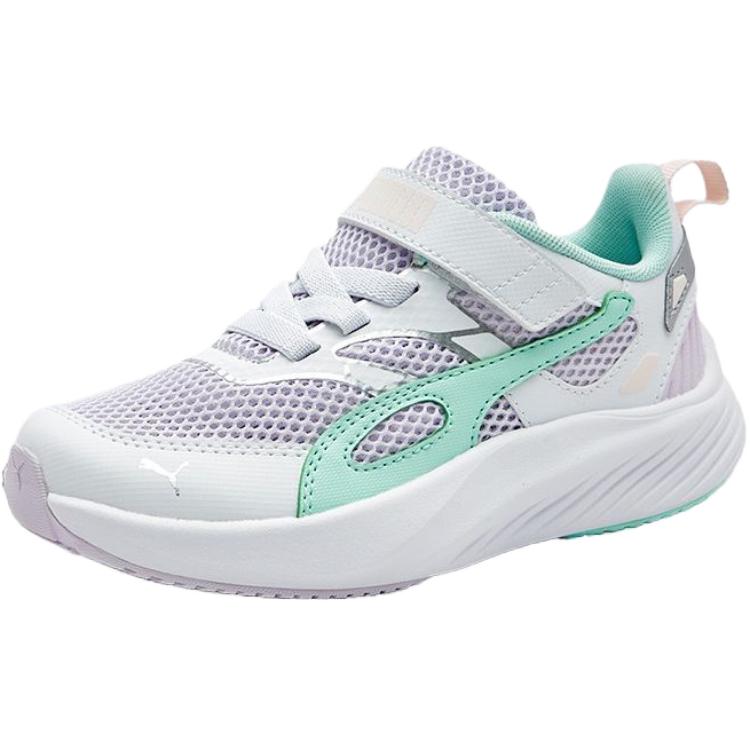 Кроссовки PUMA Pounce Lite OM AC+ (белый / синий / фиолетовый)