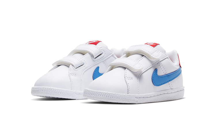 Детские кроссовки Nike (бело-сине-красные) — фото 5