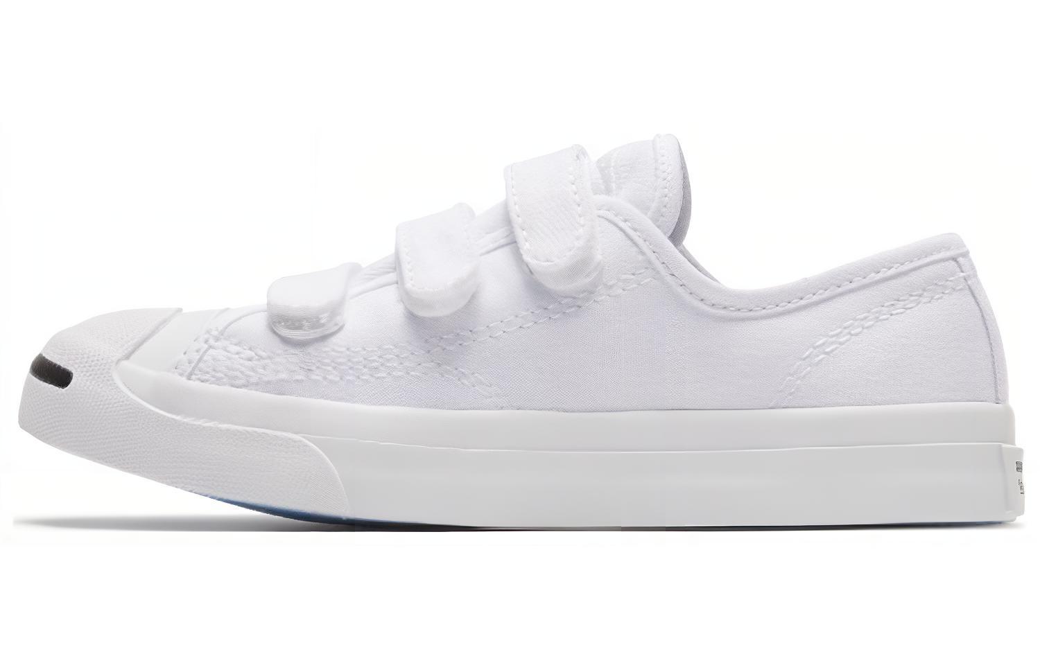 Детские кеды Converse Jack Purcell 3V (белые)