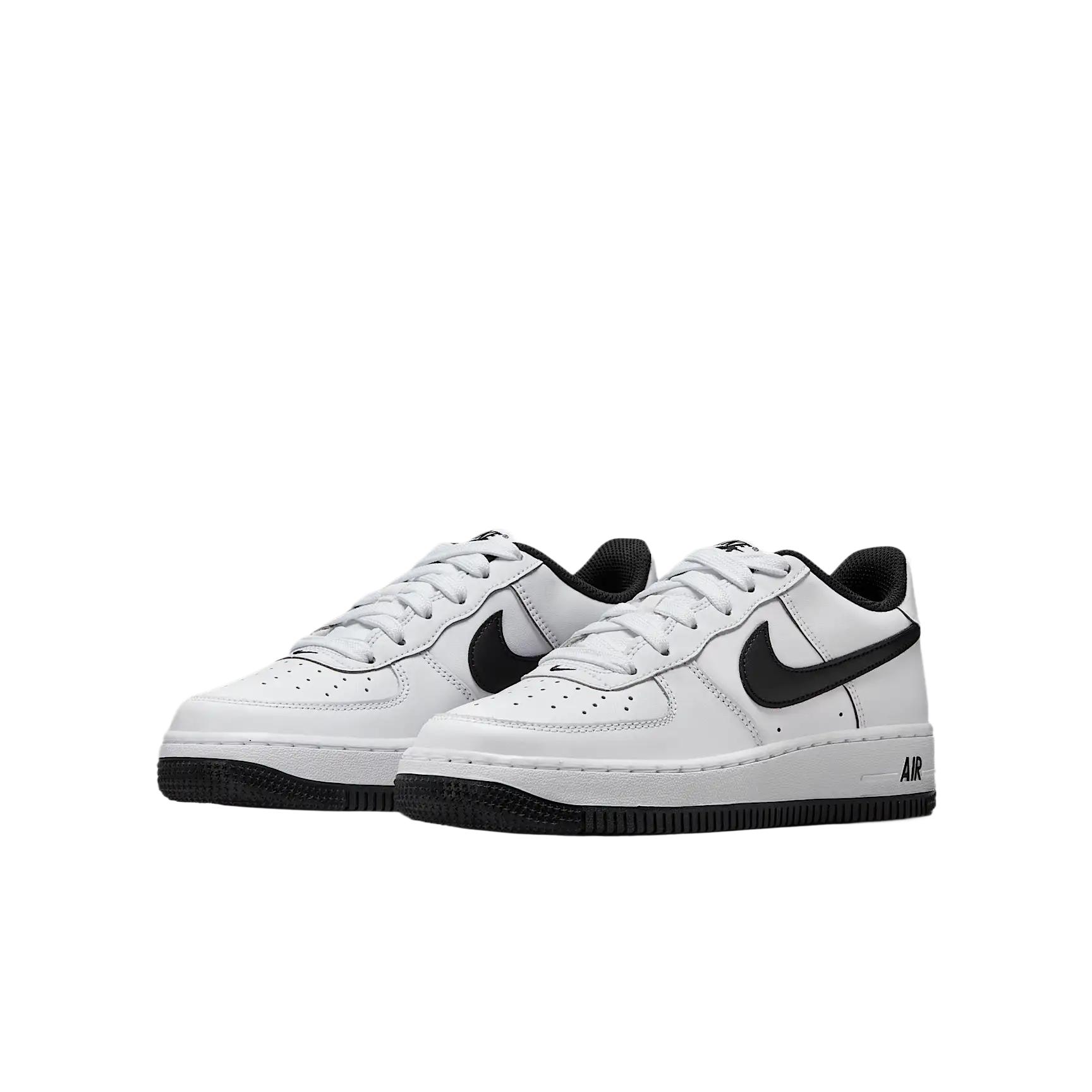 Детские кеды Nike Air Force 1 LV8 (бело-черные) — Белыйчёрный — фото 4