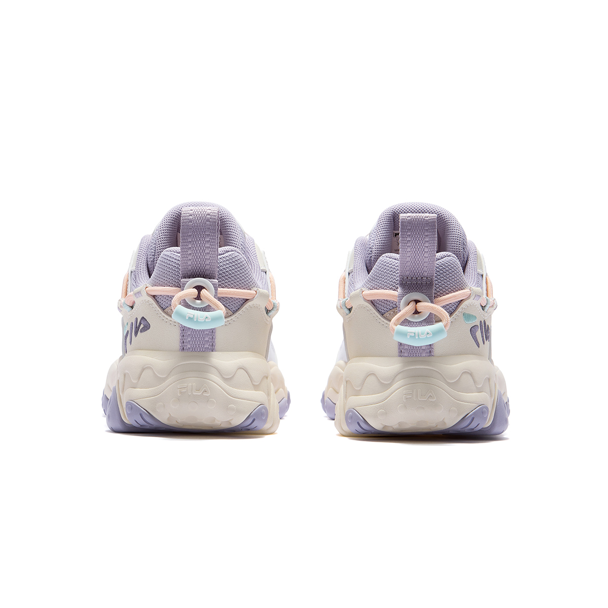 Детские кроссовки Fila KIDSHeritage-FHT Fluid 5/5 (серые) — 阴霞紫/奶白 黑/太空银 黑/铁锈灰 福克斯顿灰蓝/月岩灰 — фото 5