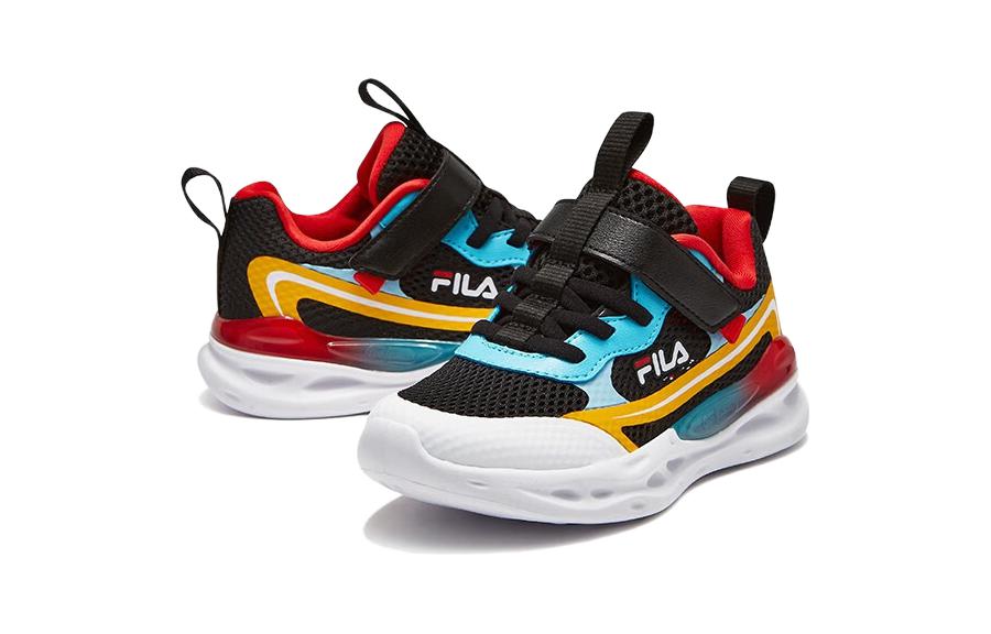 Унисекс кроссовки Fila KIDS (черно-синие) — фото 4