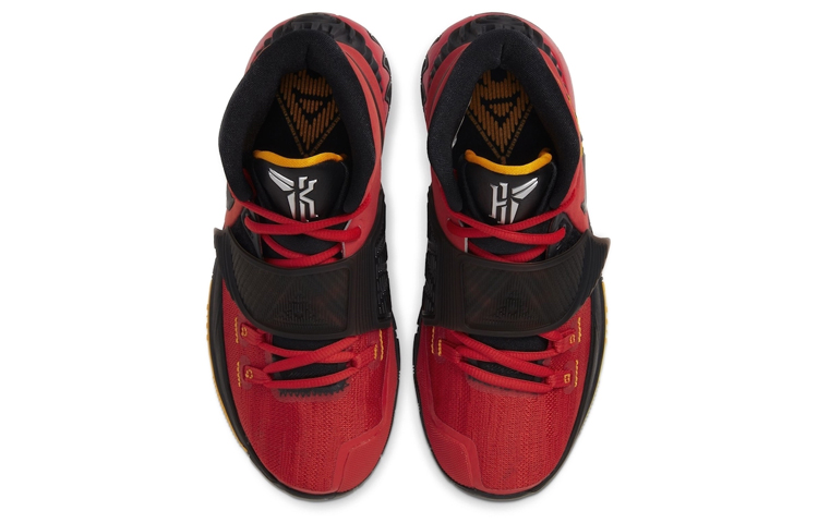 Баскетбольные кроссовки Nike NikeKyrie 6 "Bruce Lee" (черно-красный) — фото 7