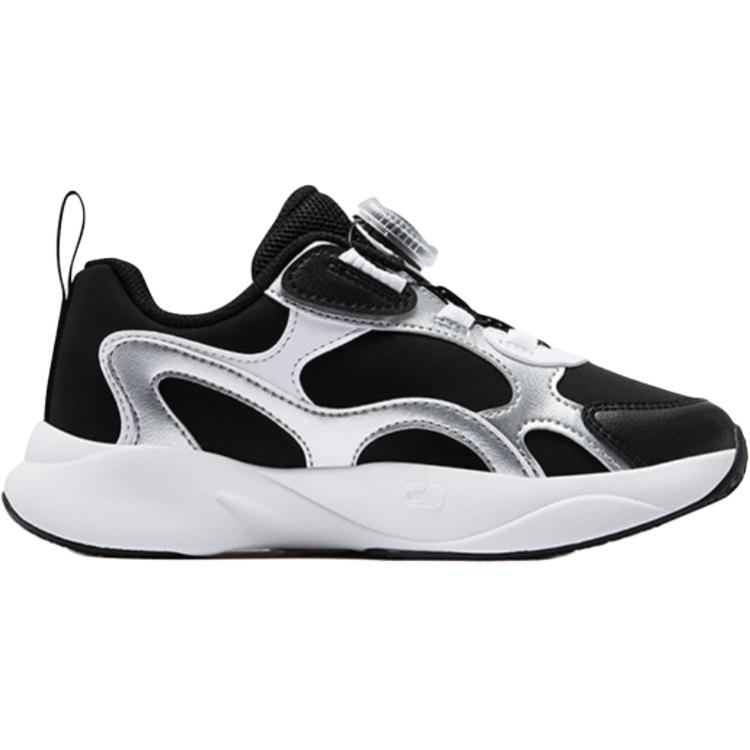 Детские кроссовки Fila KIDS PERFORMANCE-FPH 2 SMASHER 2 (черно-бело-розово-серебристые) — Чёрный / белый / серебристый чёрный / белый / розовый — фото 6